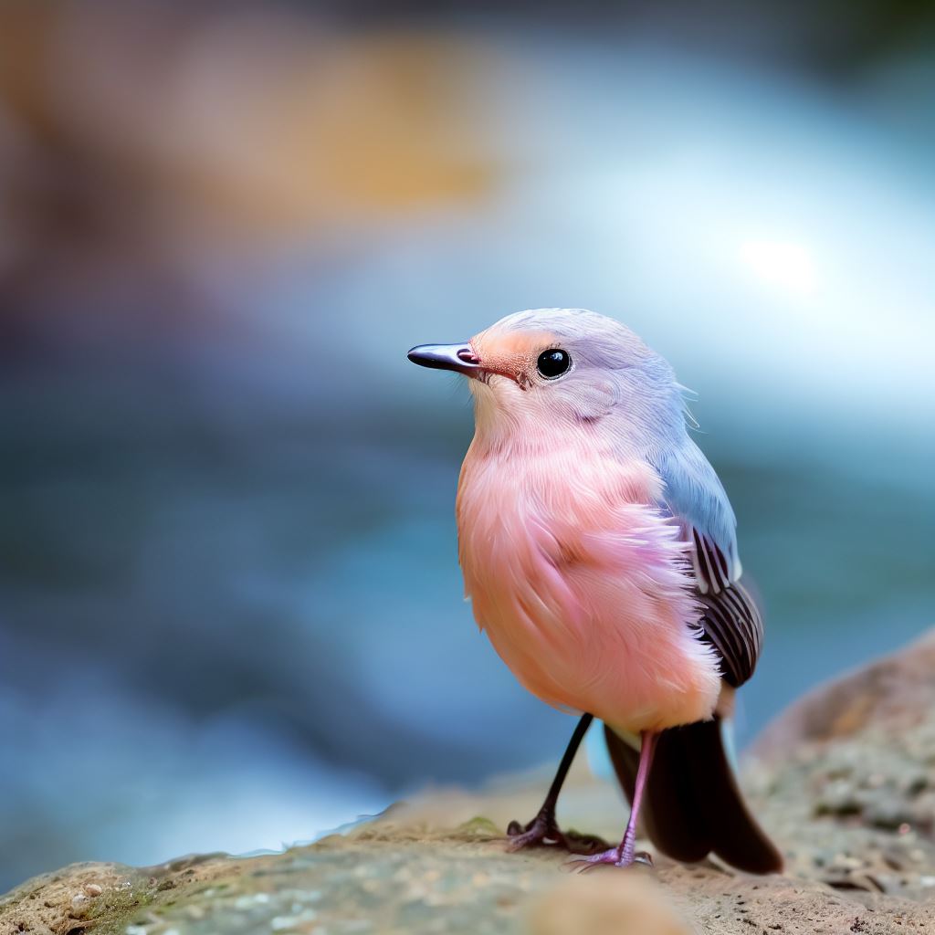 Pale Pink Robin (Petroica rodinogaster)