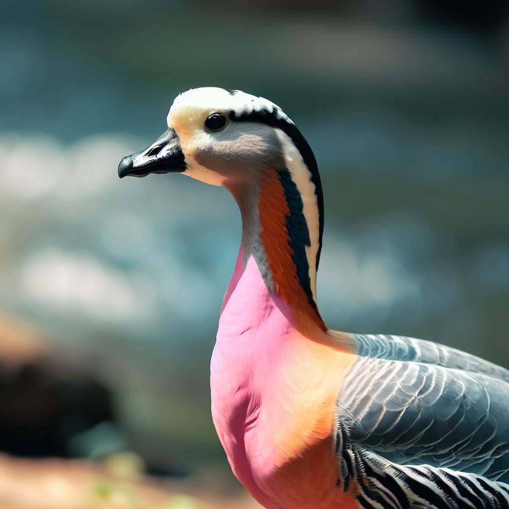 Pink-breasted Goose (Anser indicus)