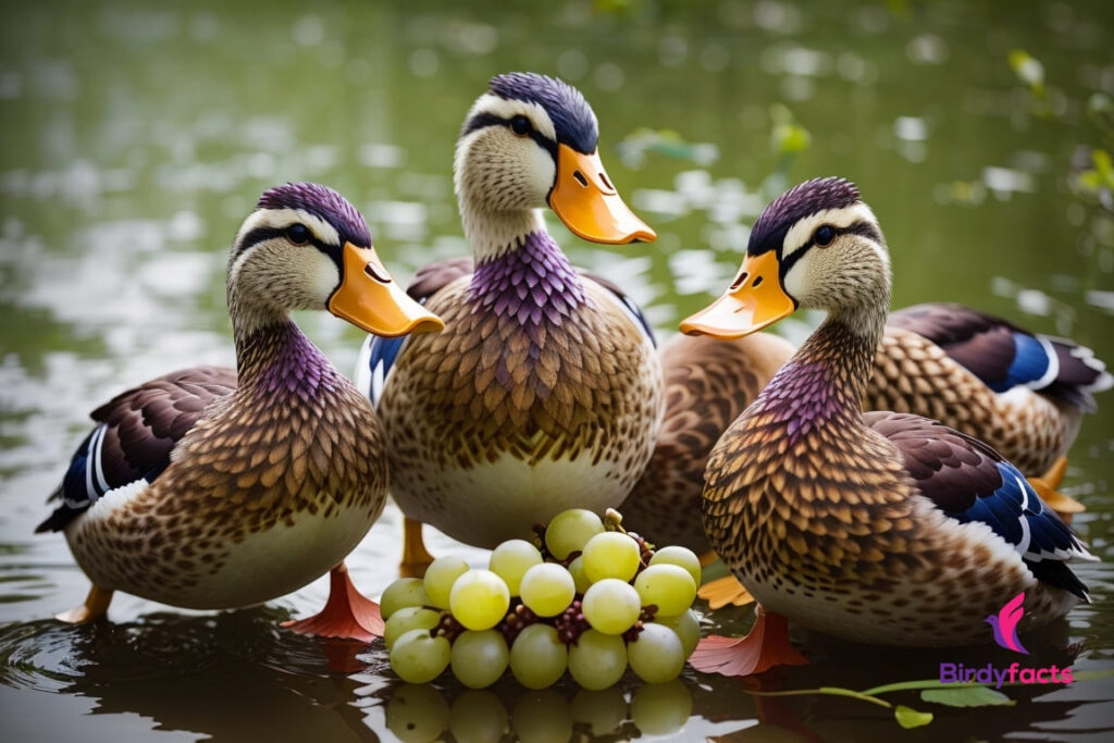 Can Ducks Eat Grapes