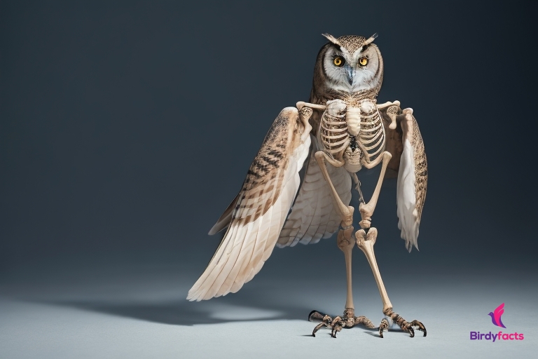 owl legs skeleton 